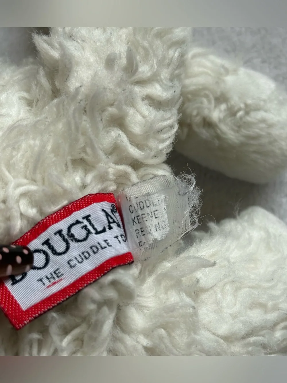 Vintage Douglas Arctic Fox Plush White Cuddle Toy Stuffed Animal 9” Soft Floppy
